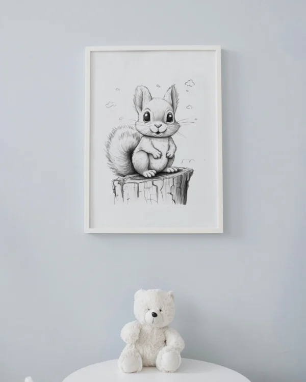 Mala wesola wiewiórka squirell